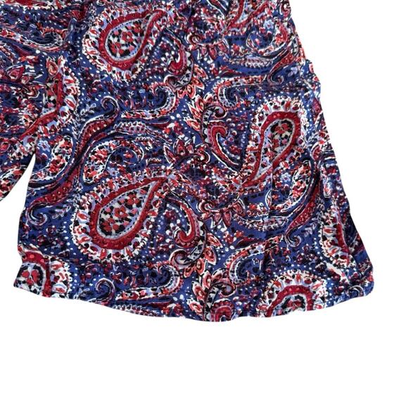 Zoe & Rose Band of Gypsies Girls Paisley Flowy Boho Flared Wide Leg Pants Size S - Picture 6 of 10